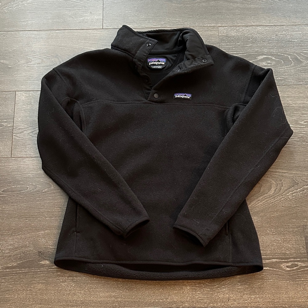 Patagonia Black Snap-T Fleece Jacket